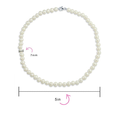 6MM White Necklace