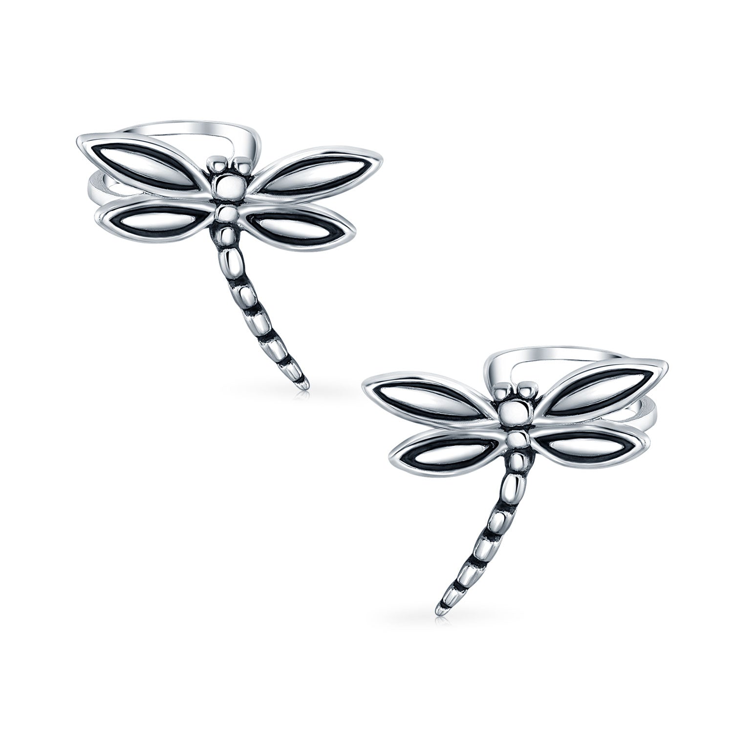 Butterfly Dragonfly Firefly Ear Cuff Cartilage Clip Wrap Non-Pierced Earrings
