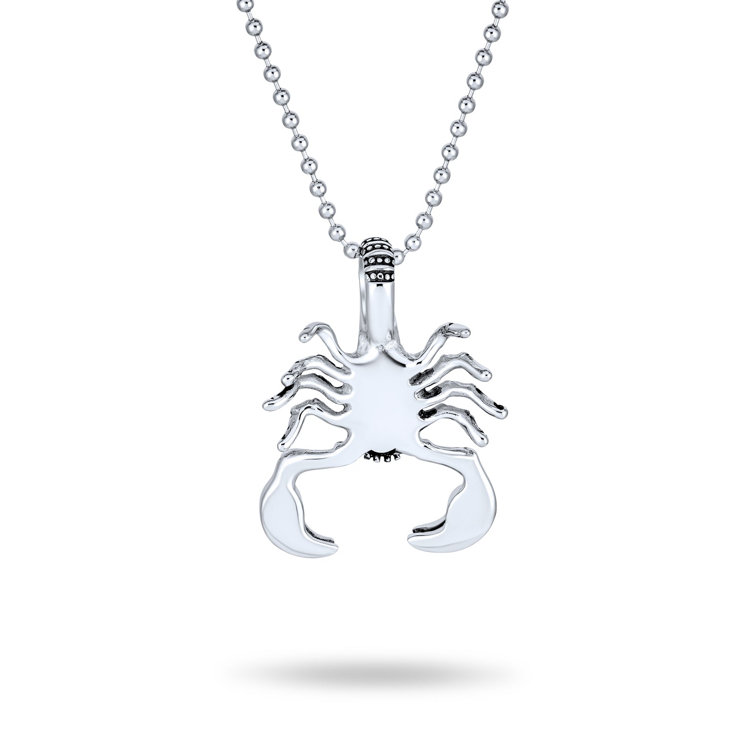 Scorpion Tribal Zodiac Pendant Black Stainless Steel Pendant Necklaces ...