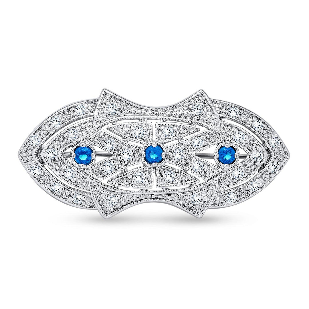Sapphire brooch pin jewelry outlet