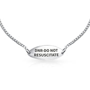 Oval Shape Do Not Resuscitate