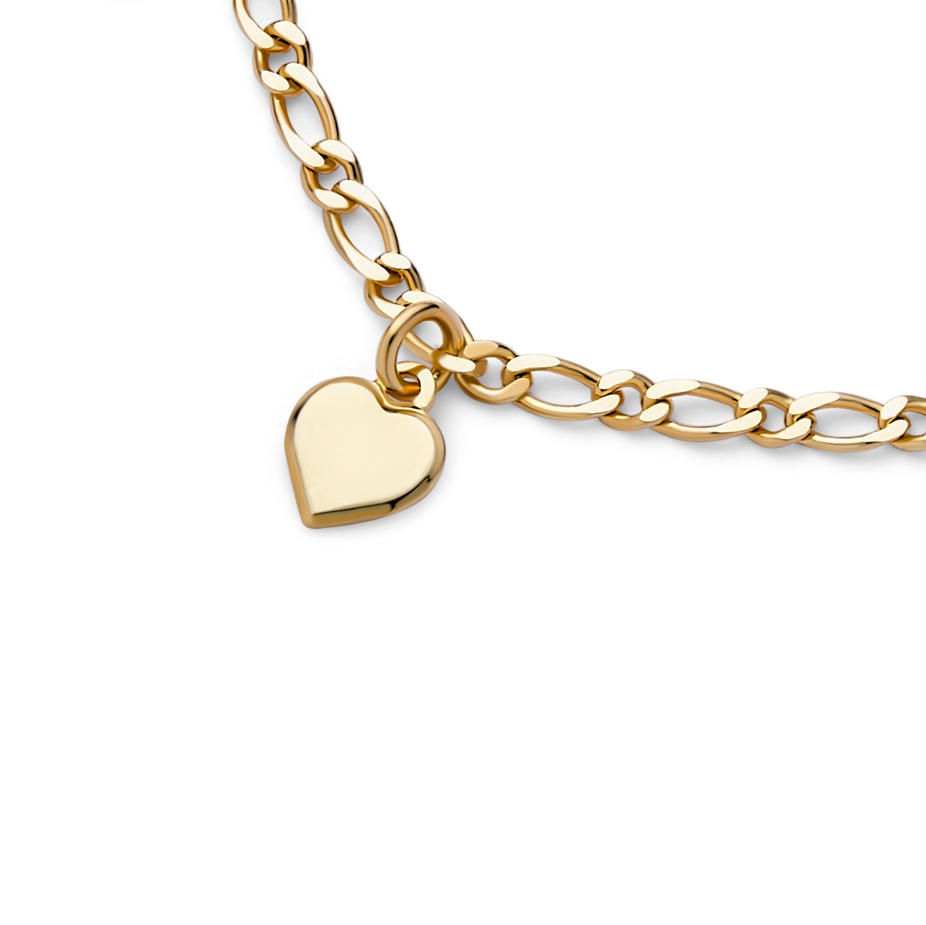 18K Gold Plated Dainty Dangling Hearts Charm Bracelet Link Chain Small Wrists Gift 5 Inch