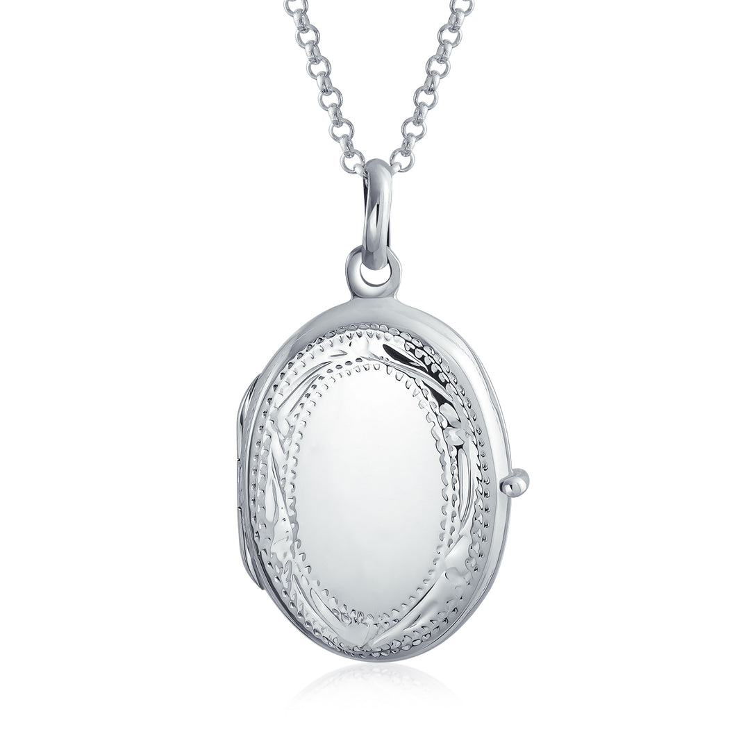 Vintage oval locket sales