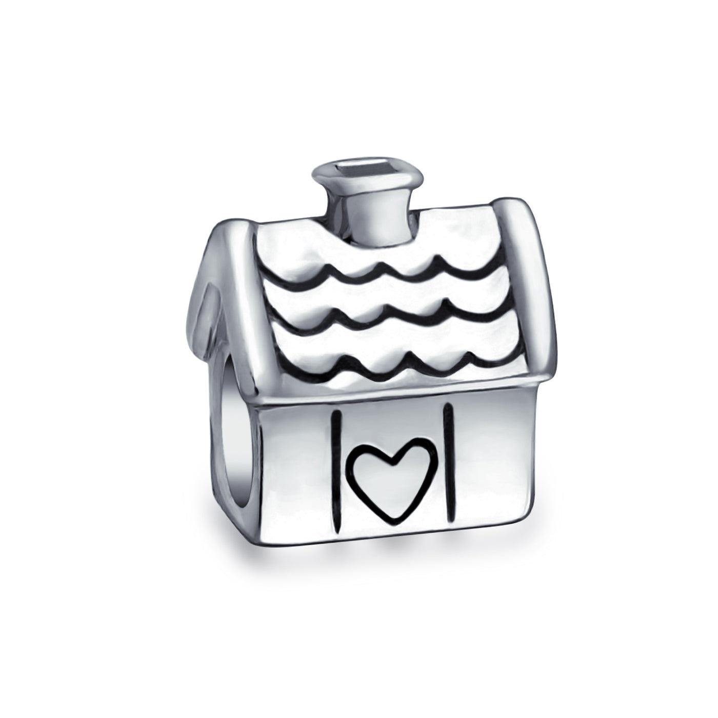 Set of 2 SUV Jeep Car and Sweet Heart New Homeowner Charm Bead Sterling Silver