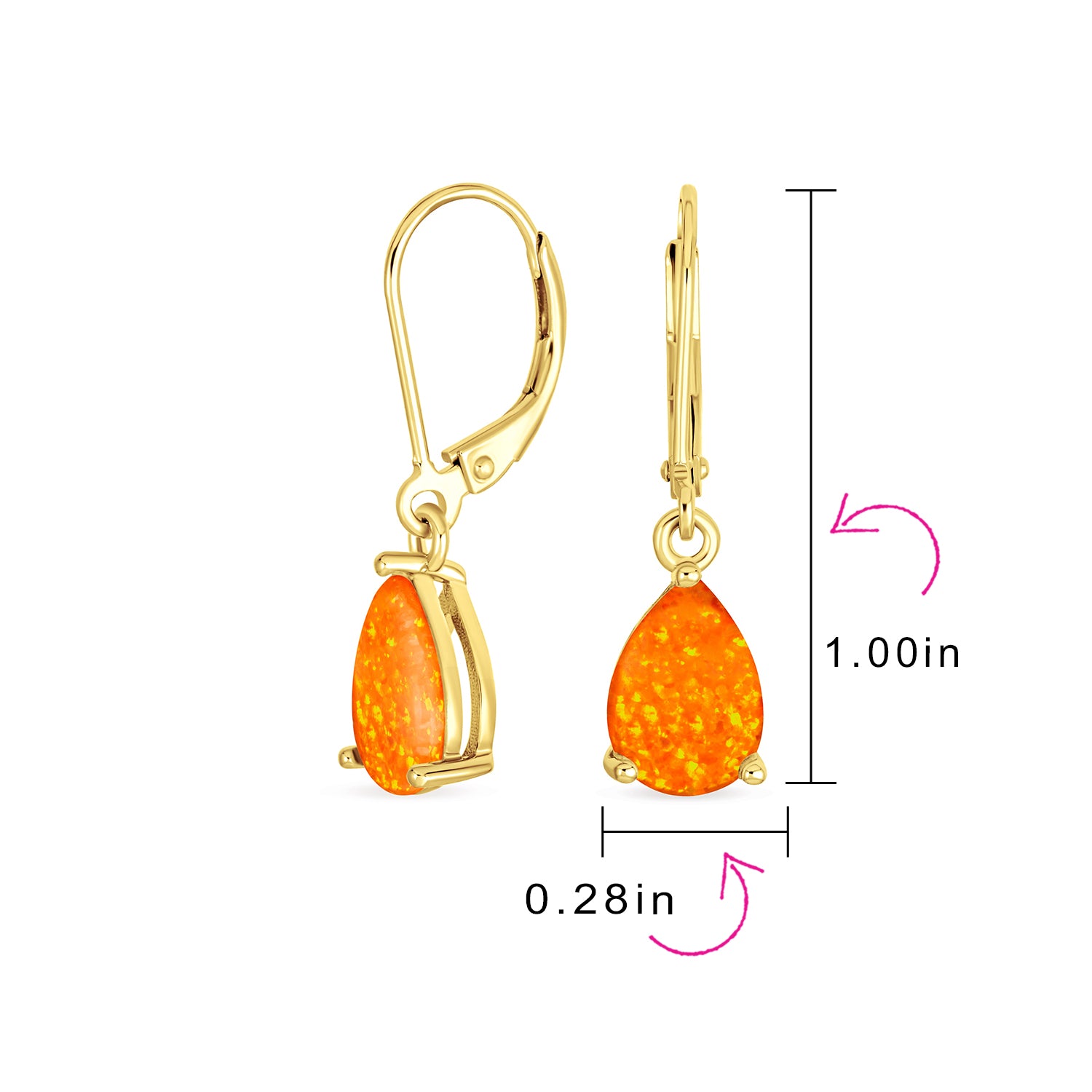 Orange Fire Opal