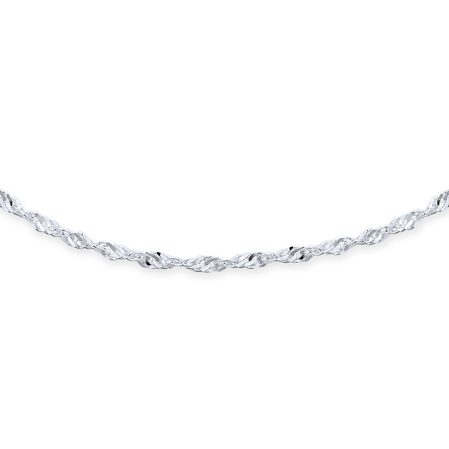 Twisted Curb Anklet Ankle Bracelet Silver 9-10 Inch Italy