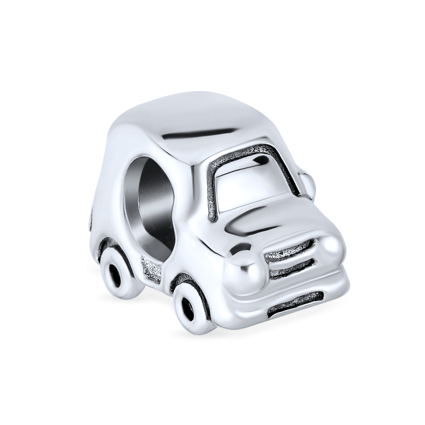 Set of 2 SUV Jeep Car and Sweet Heart New Homeowner Charm Bead Sterling Silver